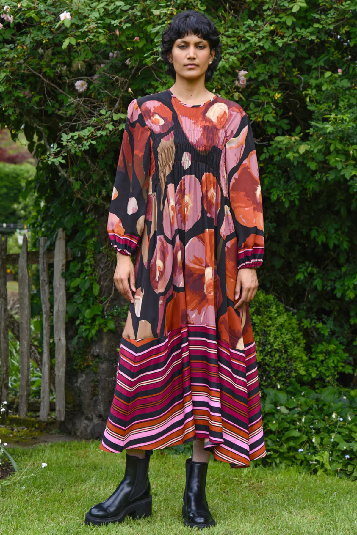 DRESS TO IMPRESS PINK MULTI FLORAL