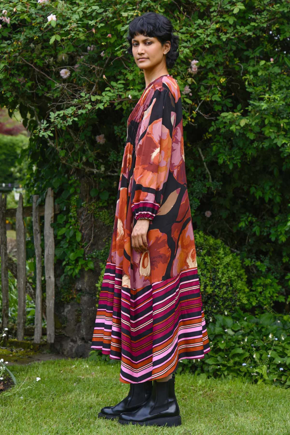 DRESS TO IMPRESS PINK MULTI FLORAL