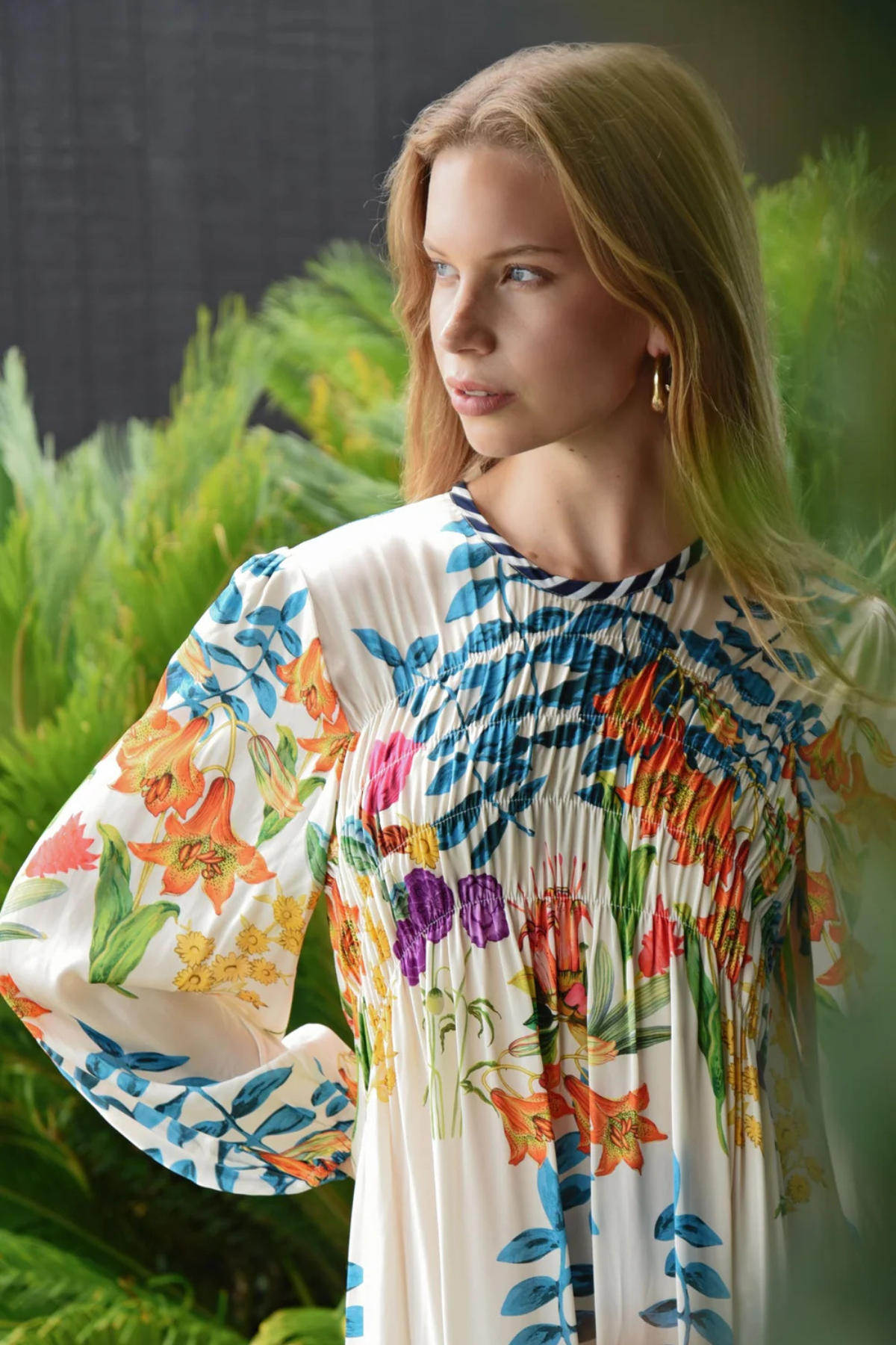 DRESS TO IMPRESS DRESS CREAM FLORAL