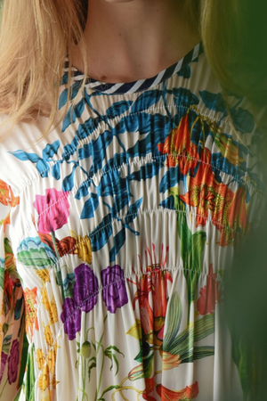 DRESS TO IMPRESS DRESS CREAM FLORAL