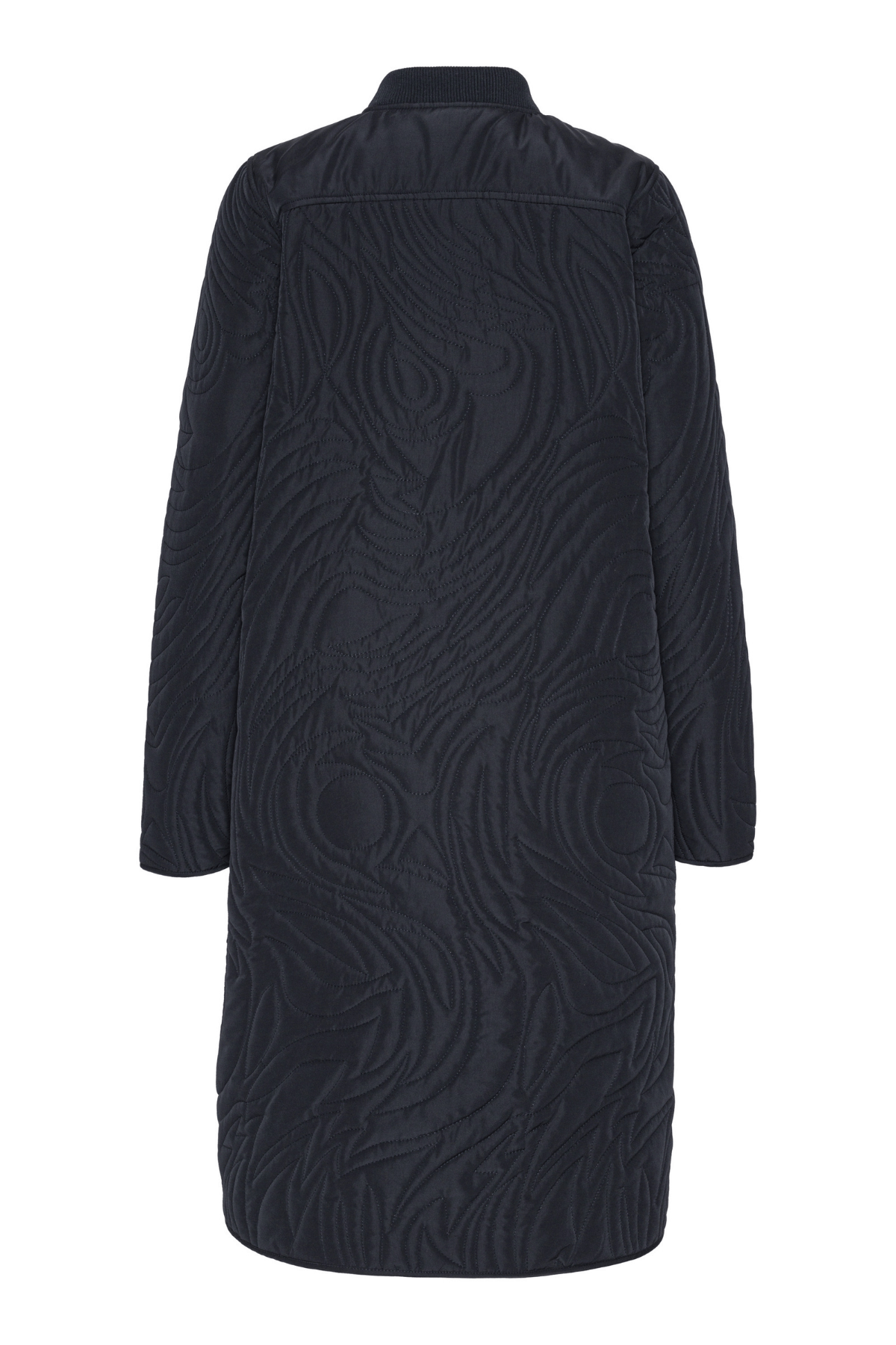 DUNE QUILT COAT DARK INDIGO