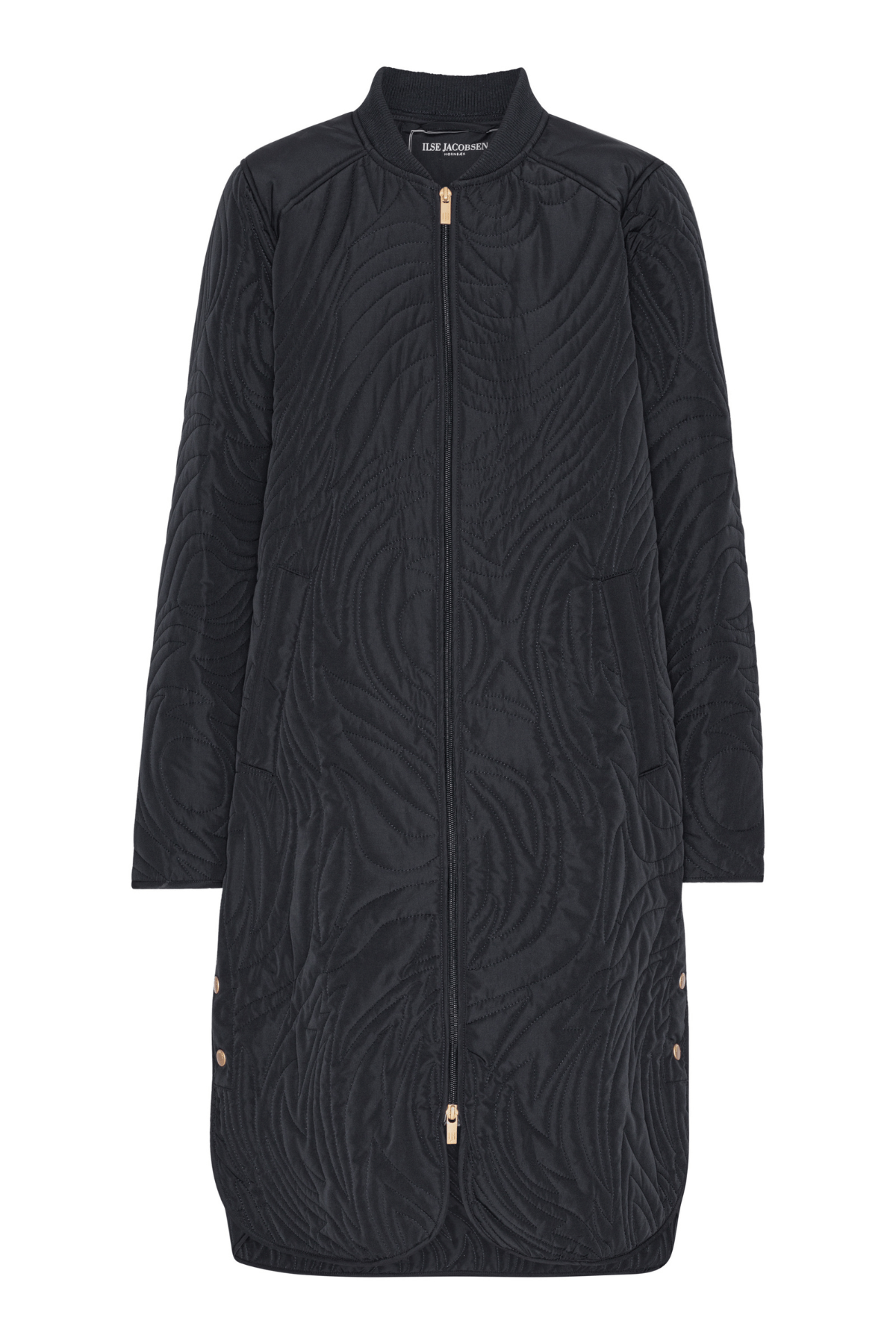DUNE QUILT COAT DARK INDIGO