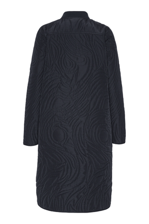 DUNE QUILT COAT DARK INDIGO
