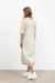 DYNAMIC DRAPE DRESS IVORY