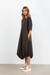 DYNAMIC DRAPE DRESS OLIVE