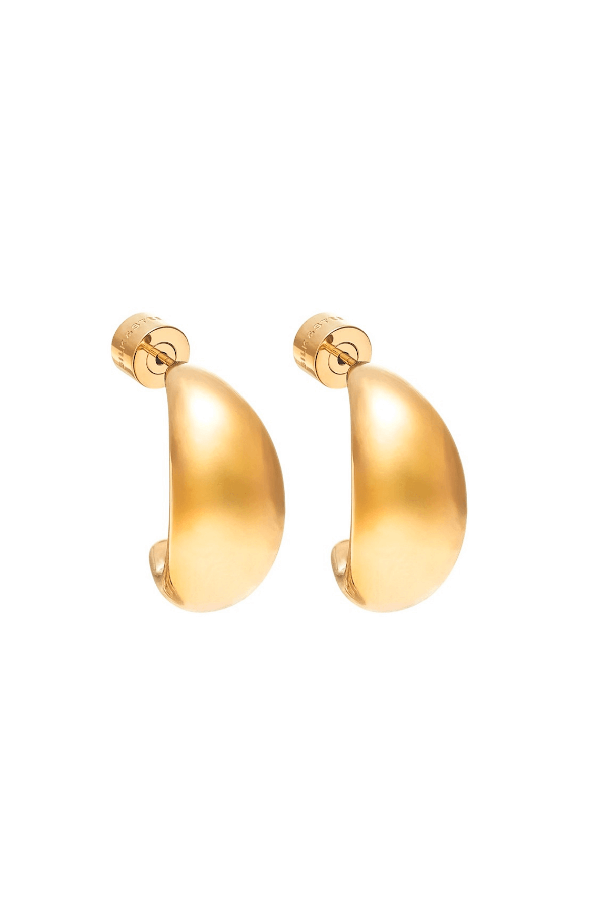 DYNAMIC MEDIUM HOOP EARRINGS GOLD