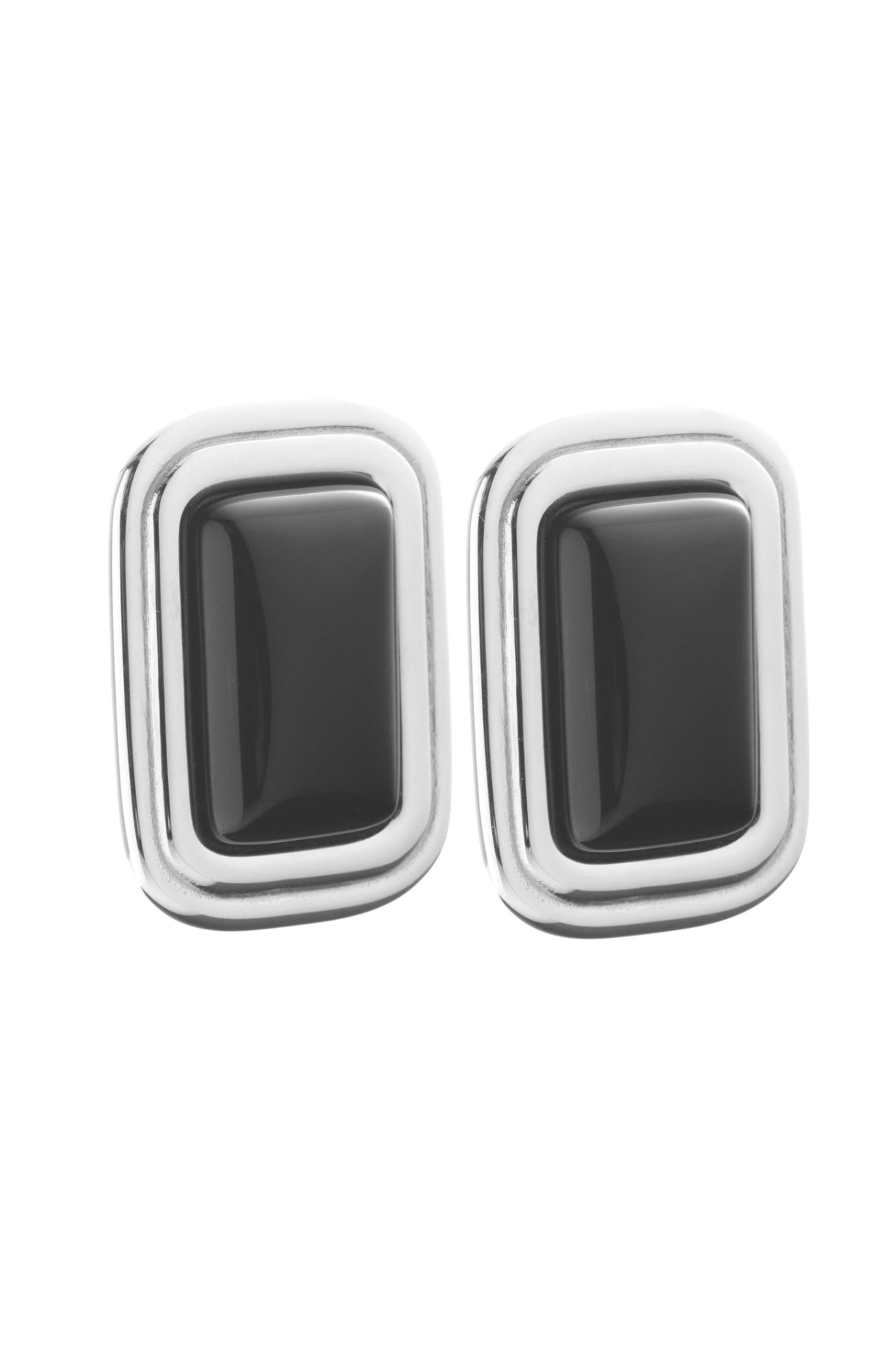 ECLIPSE EARRINGS BLACK ONYX/SILVER