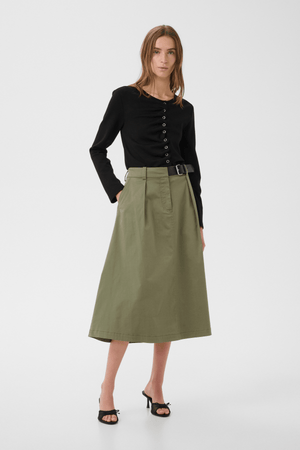 EGINA SKIRT DEEP LICHEN GREEN
