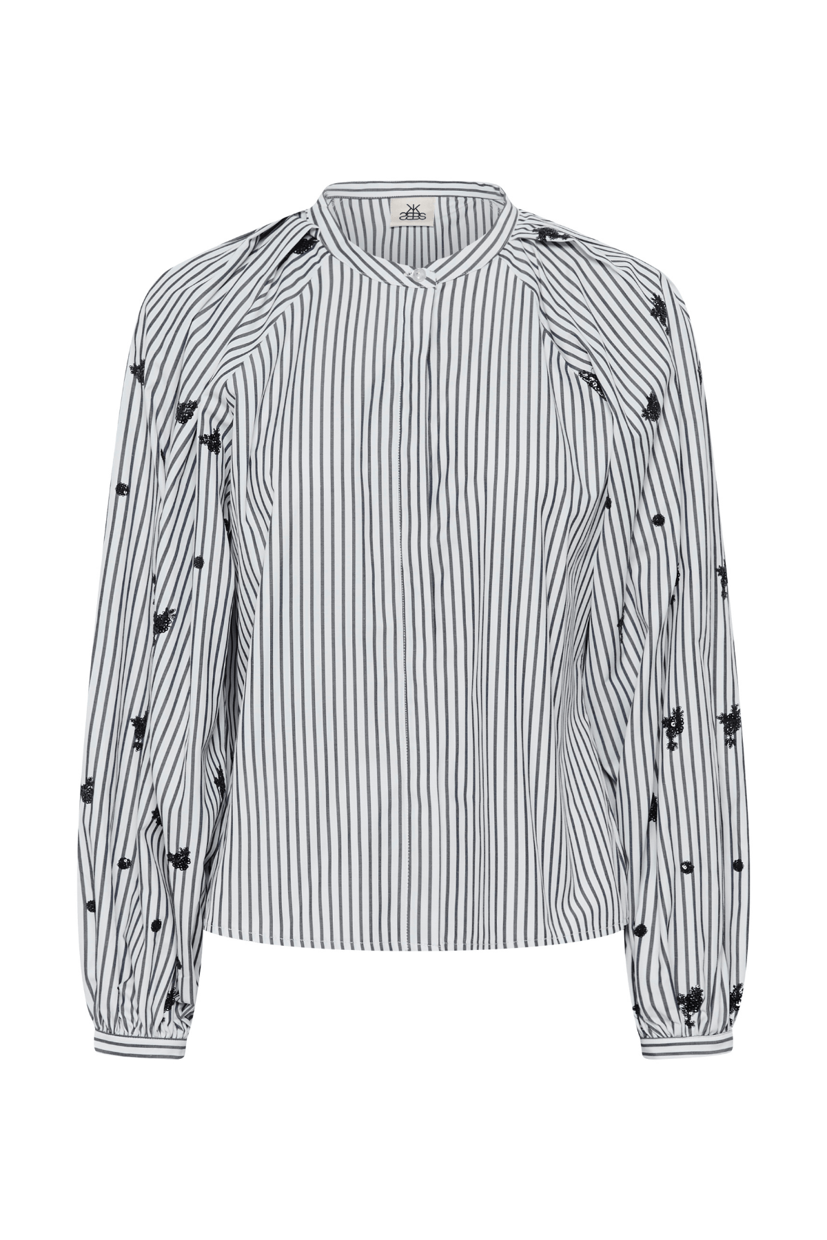 EGONI BLOUSE OMBRE BLUE STRIPE