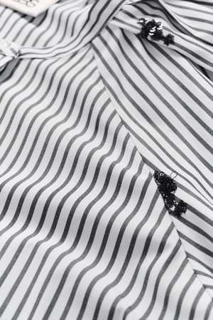 EGONI BLOUSE OMBRE BLUE STRIPE