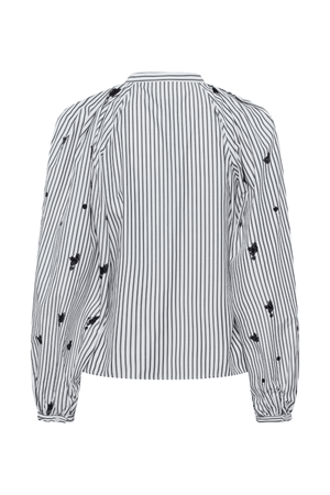 EGONI BLOUSE OMBRE BLUE STRIPE
