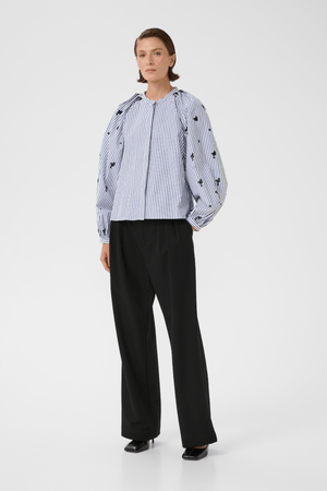 EGONI BLOUSE OMBRE BLUE STRIPE