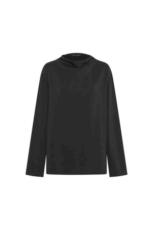 ELANORA LONG SLEEVE LOUNGE TOP BLACK
