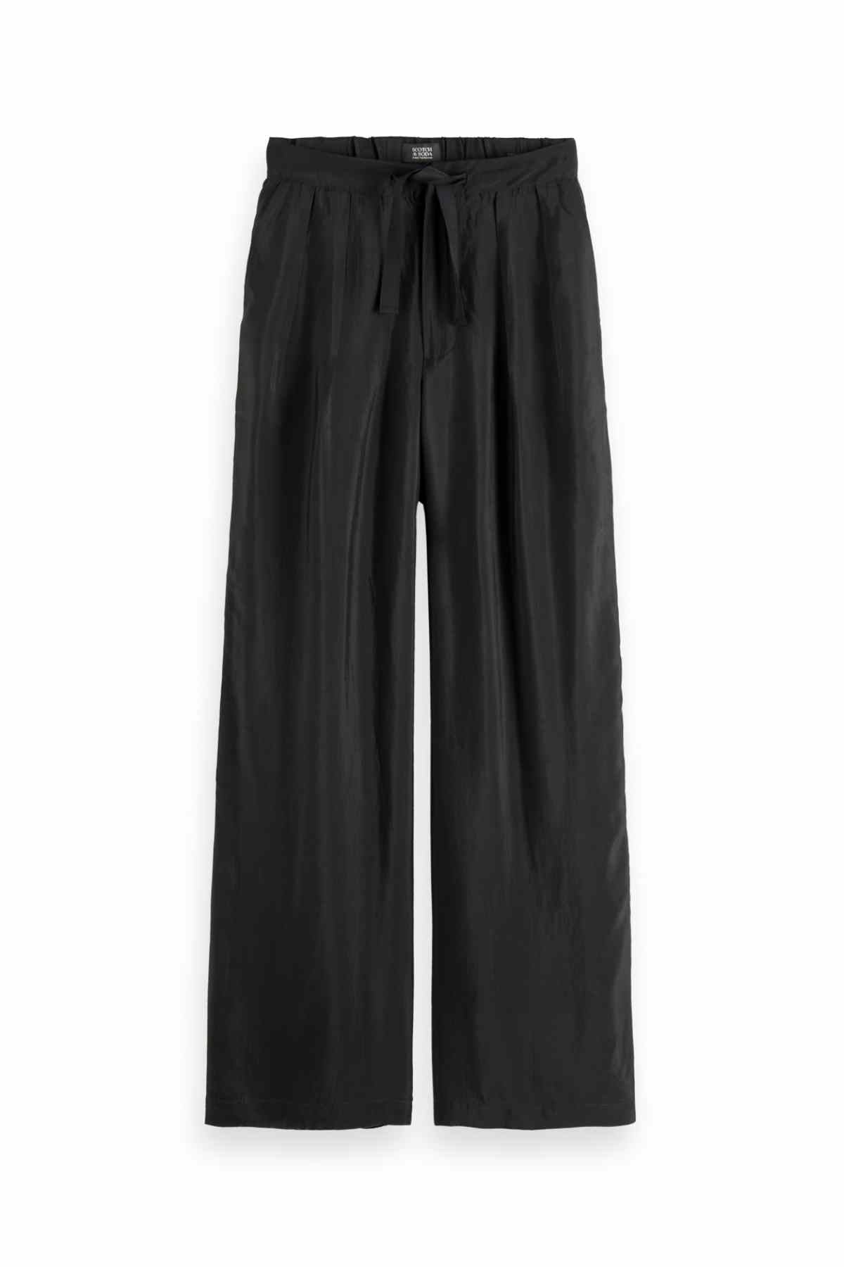 ELENI HIGH RISE WIDE LEG EVENING BLACK