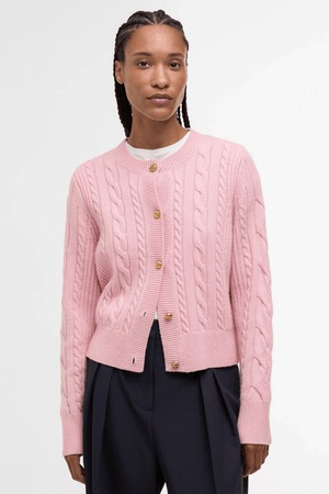 ELINA KNITTED CARDIGAN CHERRY BLOSSOM
