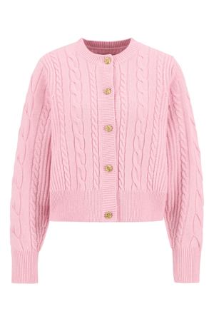 ELINA KNITTED CARDIGAN CHERRY BLOSSOM