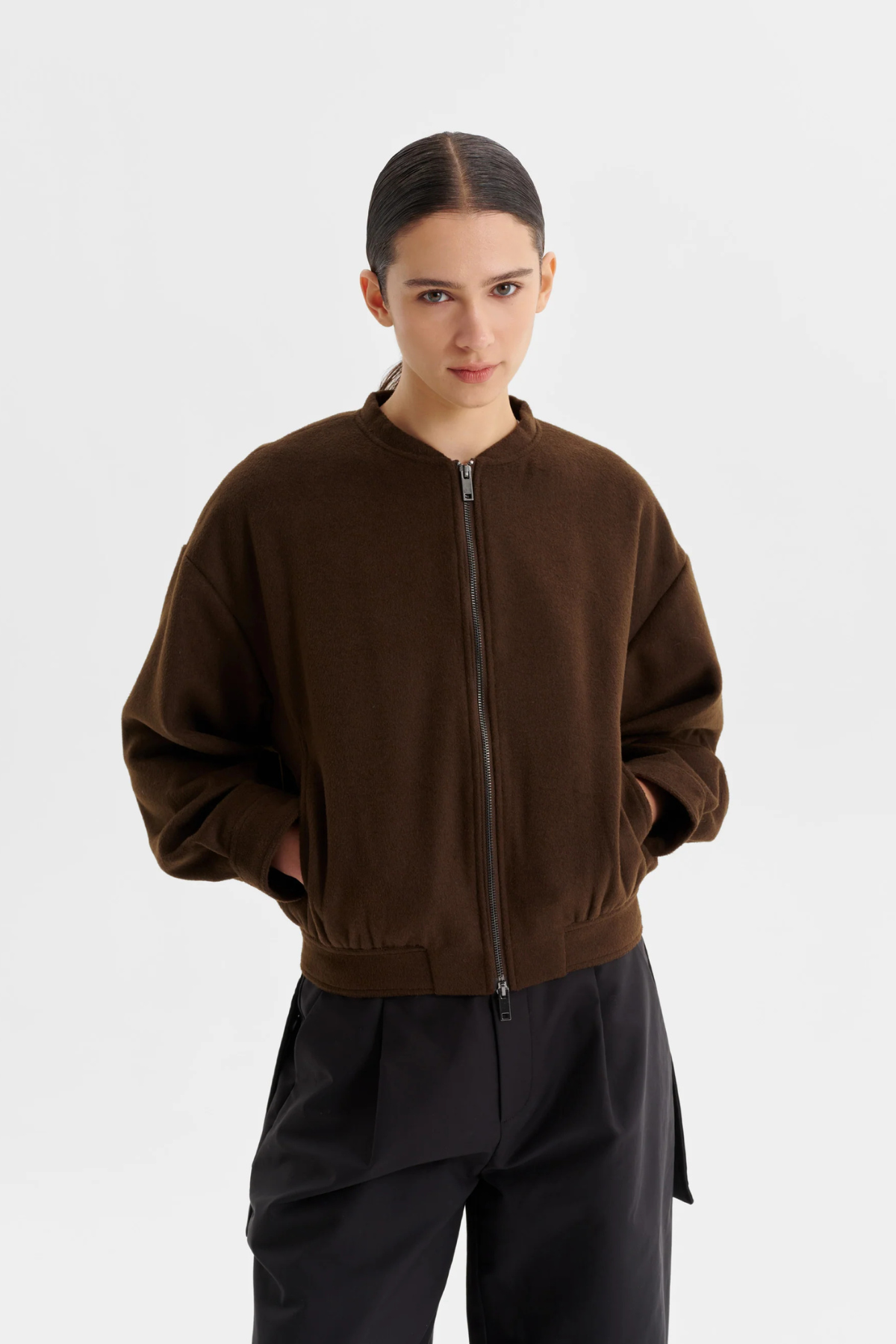 ELIO BOMBER JACKET HUNTER