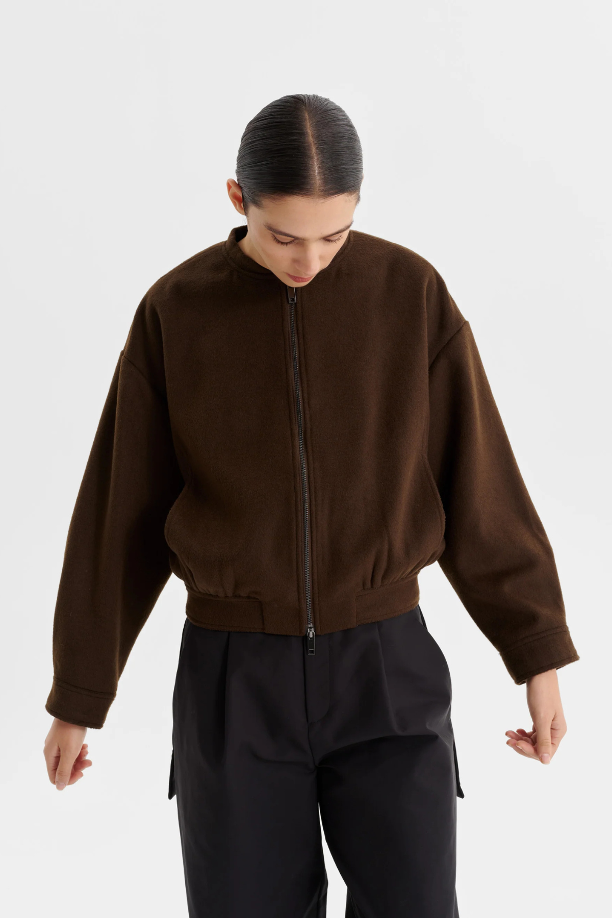 ELIO BOMBER JACKET HUNTER
