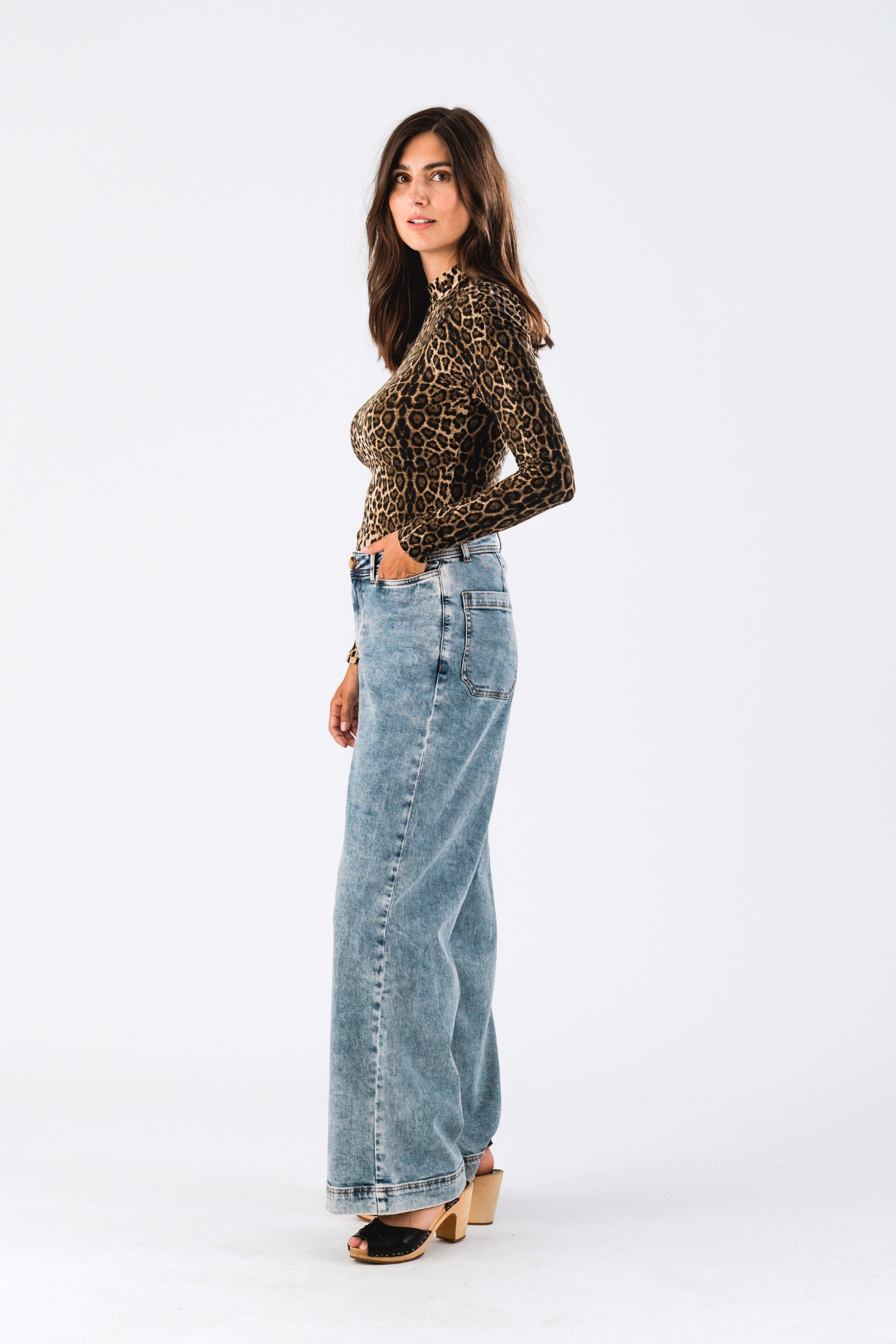 ELLEN TOP LEOPARD