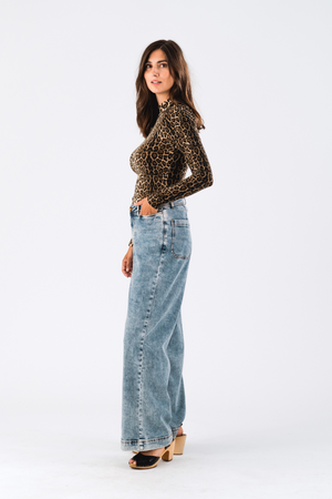 ELLEN TOP LEOPARD