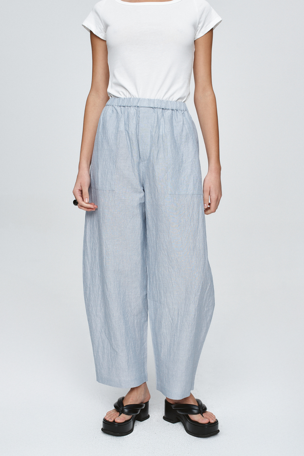 ELLIDY PANT BLEU STRIPE