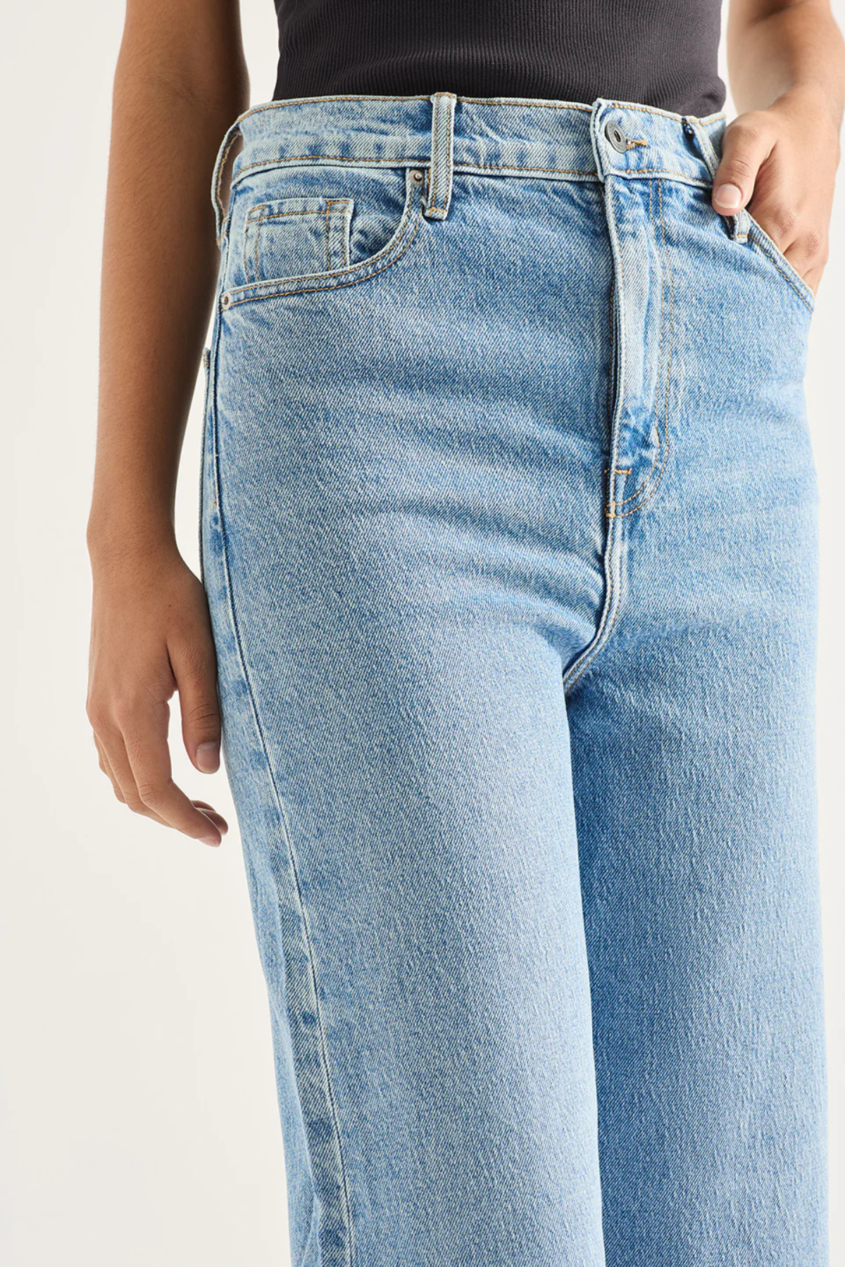 ELLIE HIGH WIDE LEG JEAN ERA BLUE