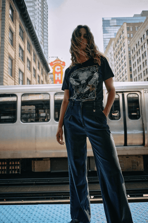 ELLI O-SS TEE BLACK