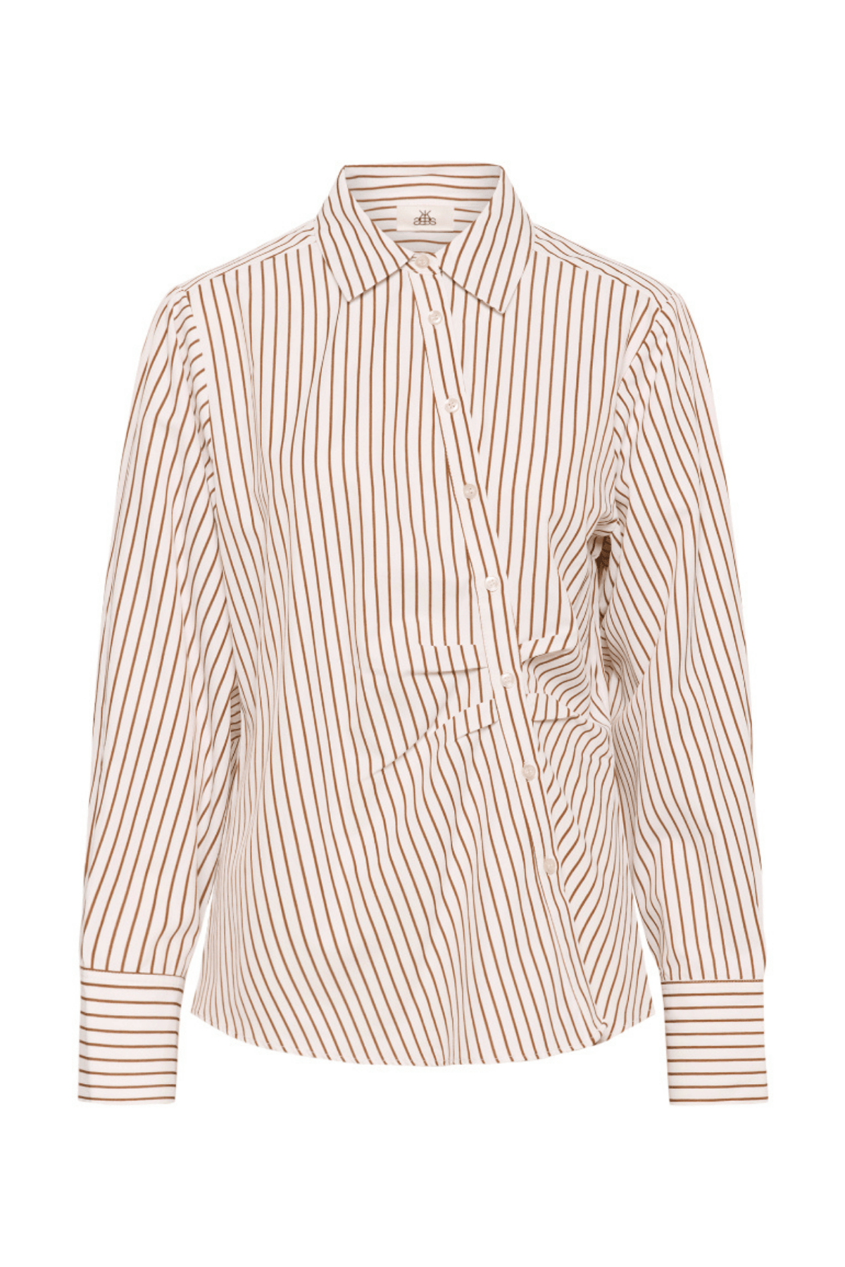 ELMIRA SHIRT CINNAMON STRIPE