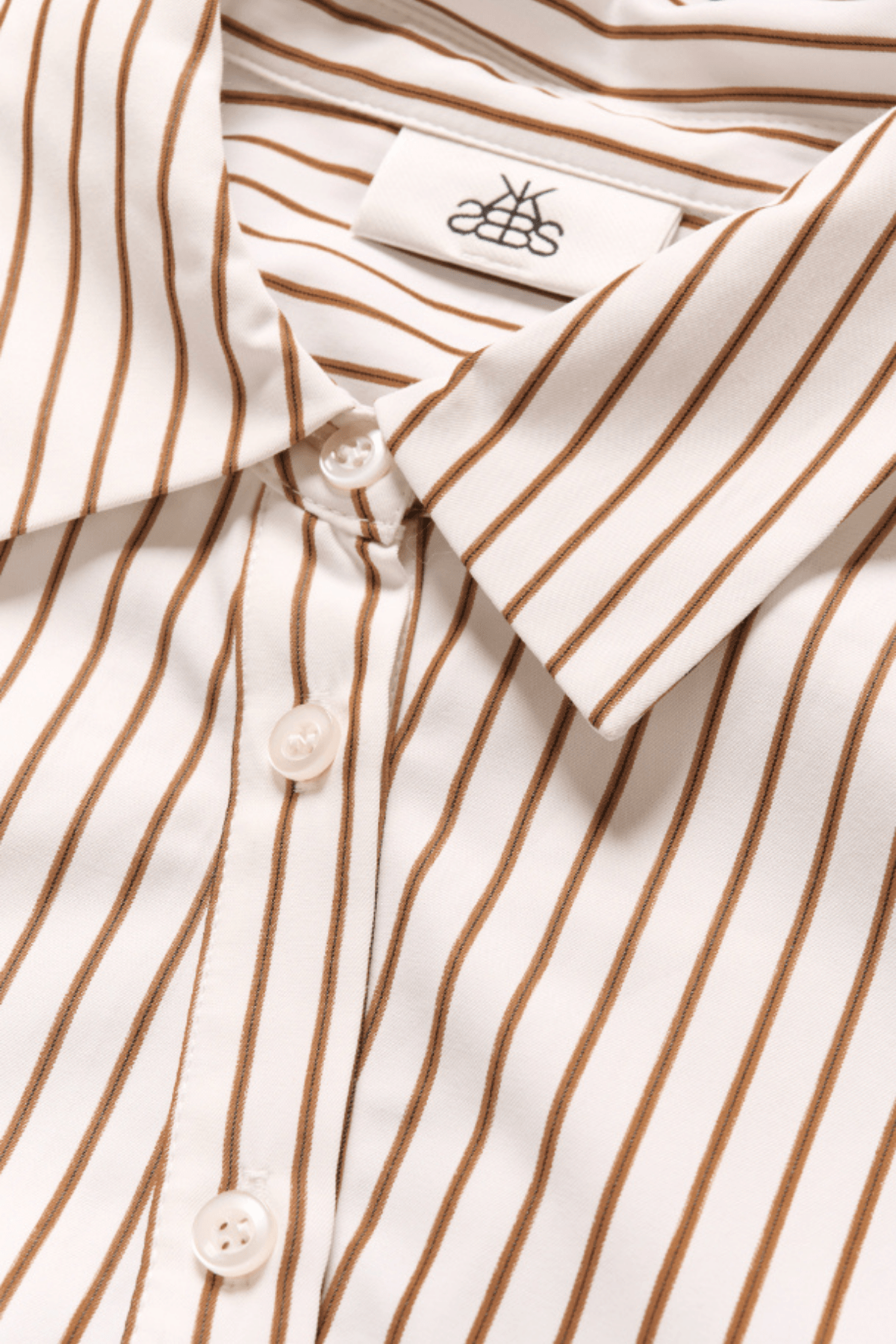 ELMIRA SHIRT CINNAMON STRIPE