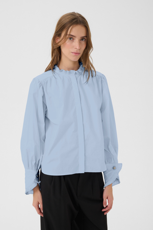ELSE BLOUSE CHAMBRAY BLUE