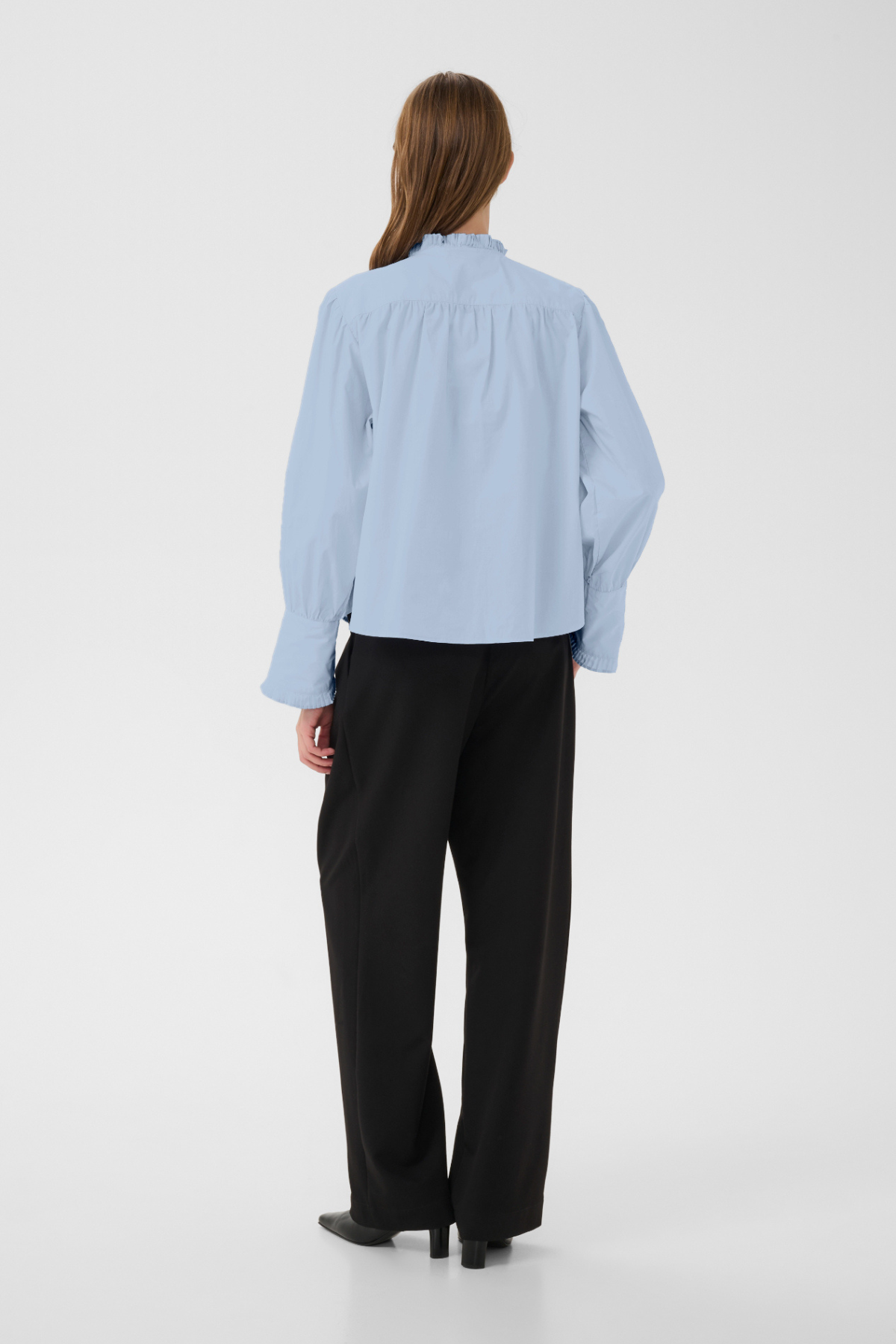 ELSE BLOUSE CHAMBRAY BLUE