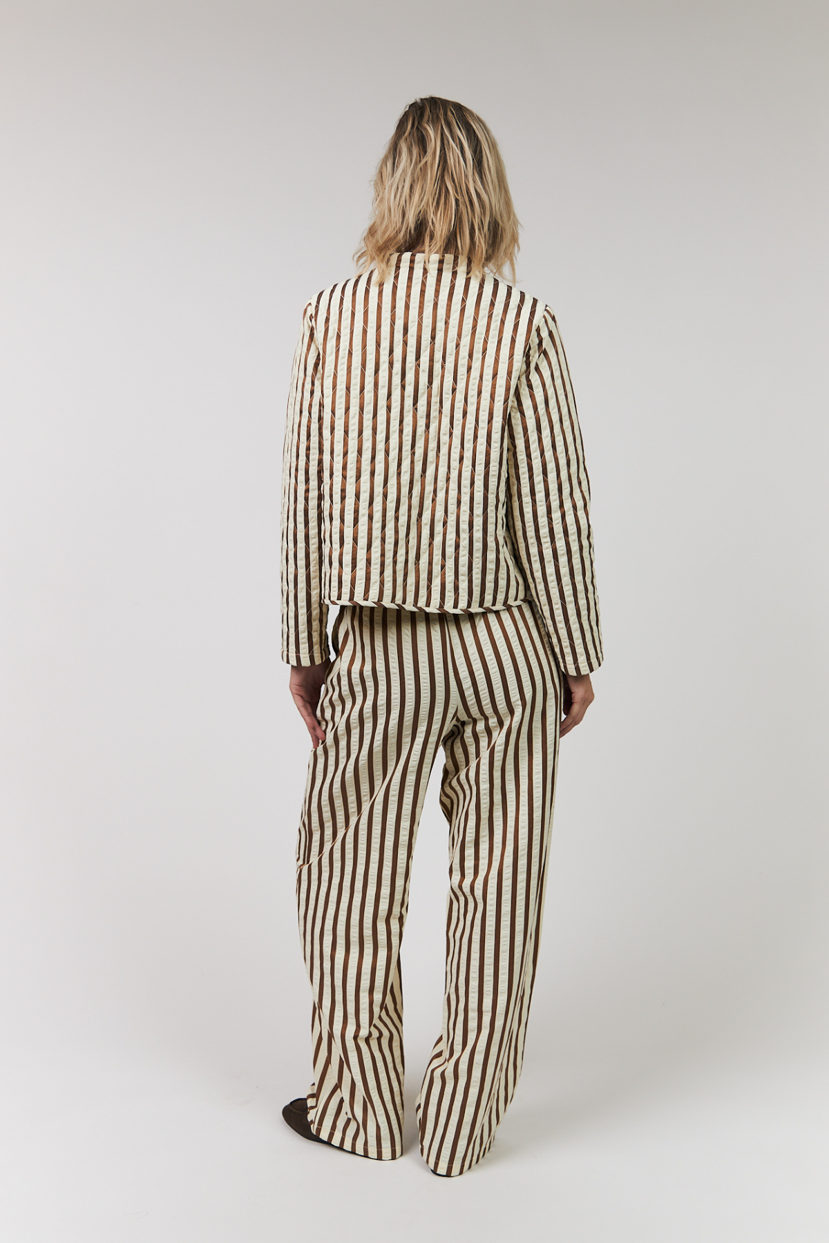 RITA PANTS DARK MOKKA