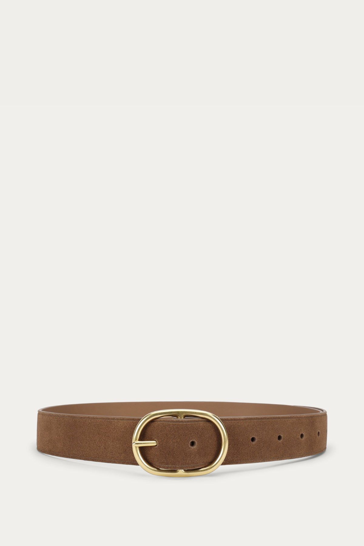 WIDE EPONA BELT HAZEL SUEDE/BRASS