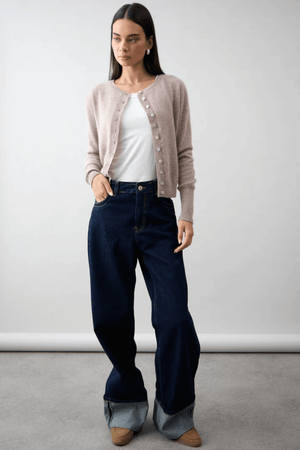 ESSENTIAL SLIM CARDI TOAST