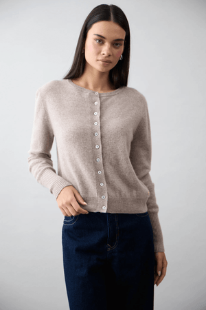 ESSENTIAL SLIM CARDI TOAST