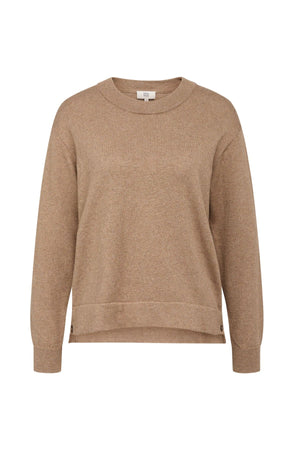 ESTELLE PULLOVER BROWN MELANGE