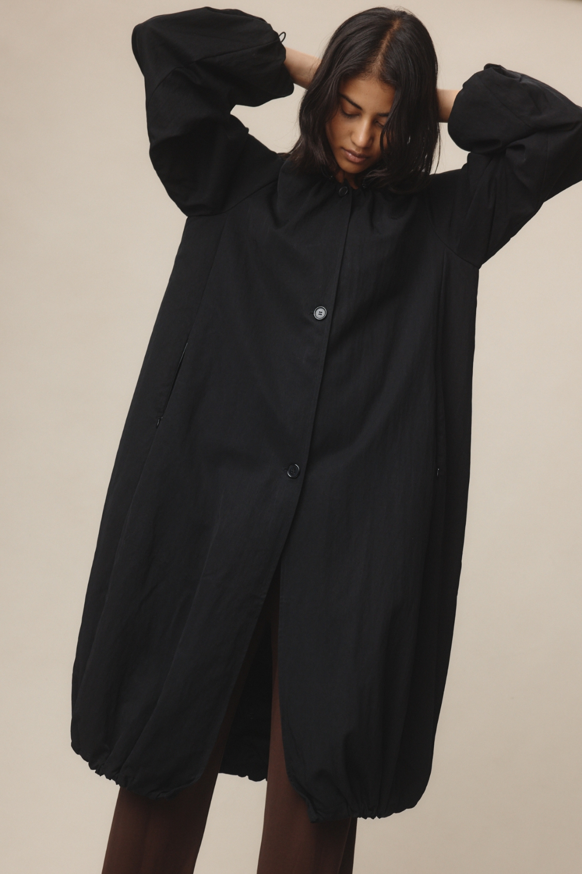 EUGENE COAT BLACK