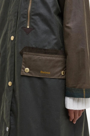 EVETTE WAX JACKET FERN/BEECH/ANCIENT TARTAN