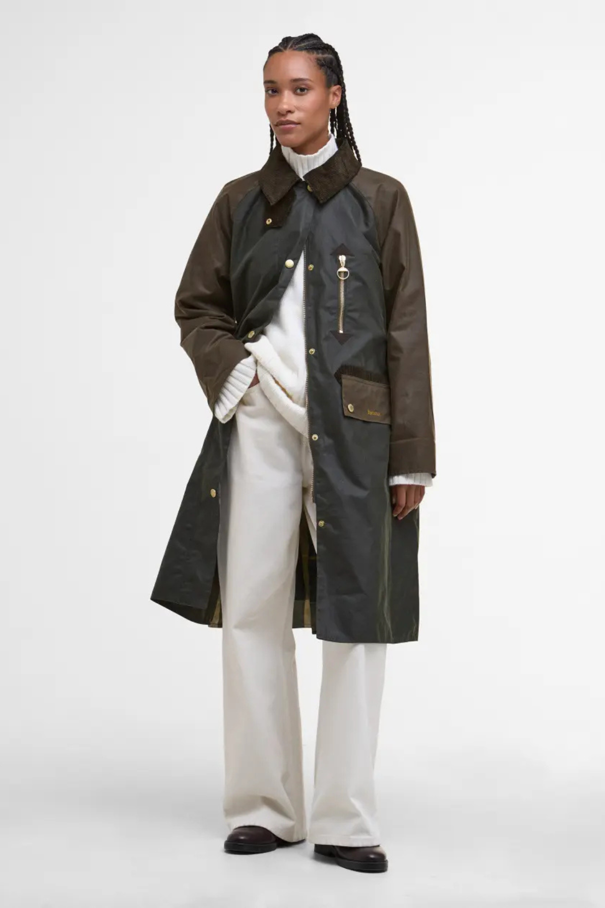 EVETTE WAX JACKET FERN/BEECH/ANCIENT TARTAN