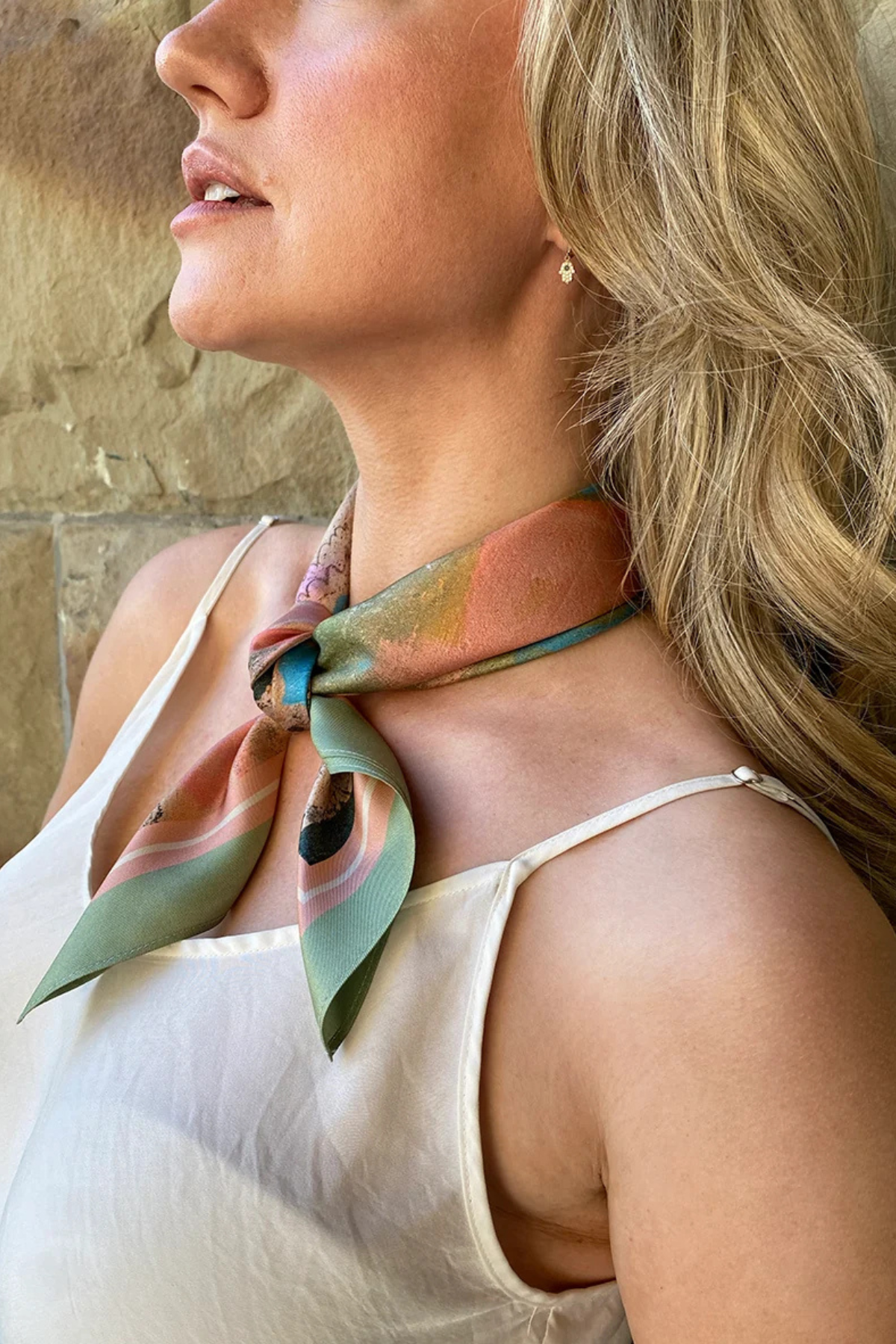 DH X JACKIE GREEN FABULOUS PETITE SCARF
