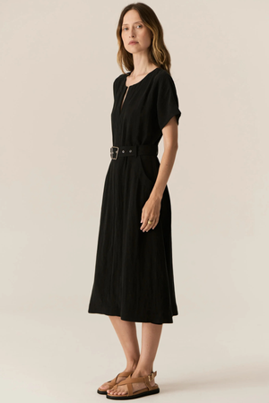 FAIRE BELT DRESS BLACK