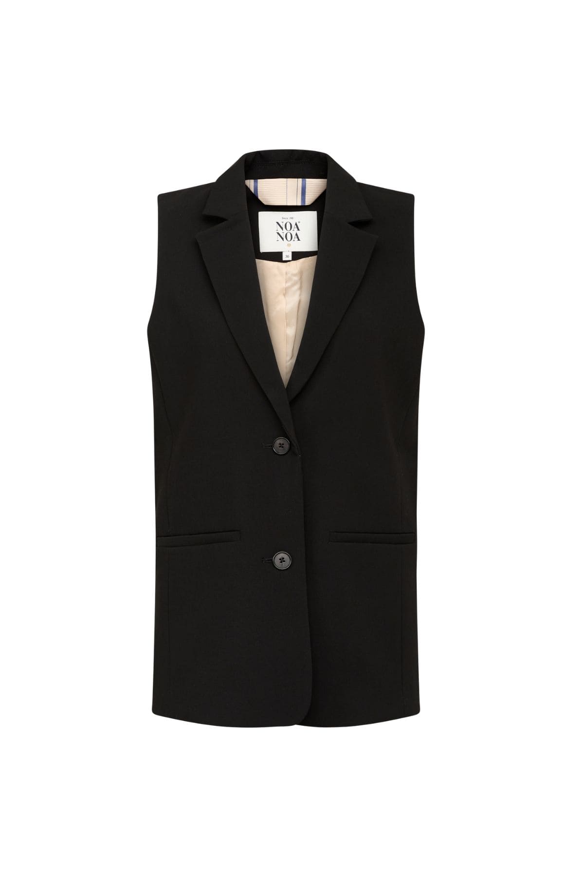 SUITING FELICIA WAISTCOAT BLACK