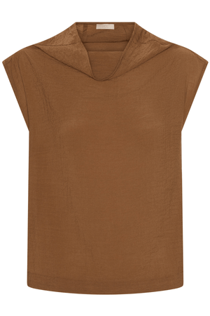 FENNEL COWL NECK TOP GINGER