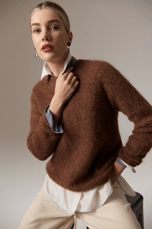 FINLAY CREW KNIT RUST