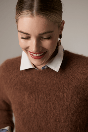 FINLAY CREW KNIT RUST