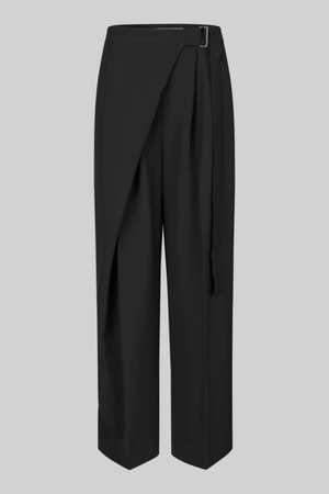 FIQUE WRAP PANT BLACK