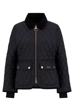 FITTED BEADNELL QUILTED JACKET BLACK/CLASSIC