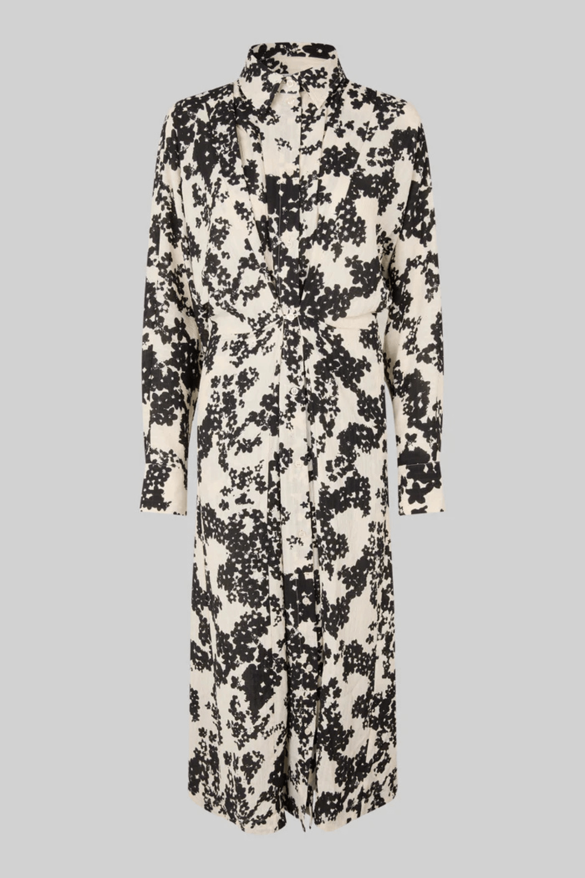FLEURI PRINTED DRESS BLACK