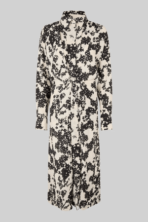 FLEURI PRINTED DRESS BLACK