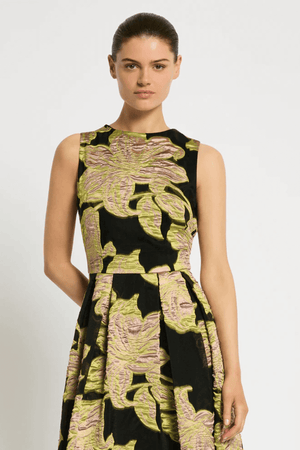FLORENCE MIDI CITRUS/PINK/BLACK